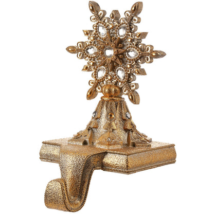 Resin Jeweled Snowflake Stocking Holder, 9" (2 styles - sold individually)