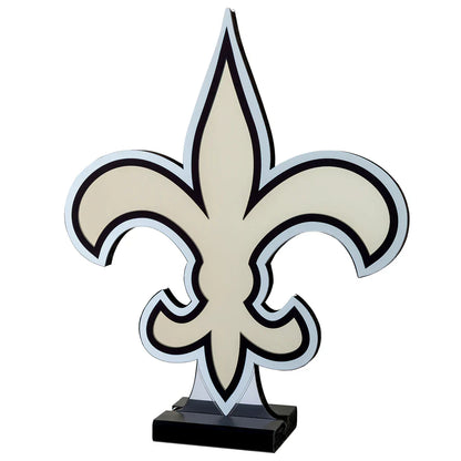 New Orleans Saints LED Infinity Logo Light, Acrylic, w/UL Plug, 13.5"