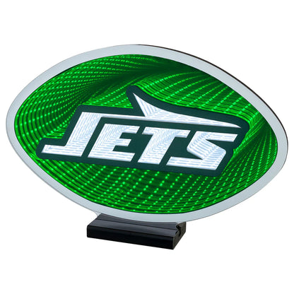 New York Jets LED Infinity Logo Light, Acrylic, w/UL Plug, 10.5"