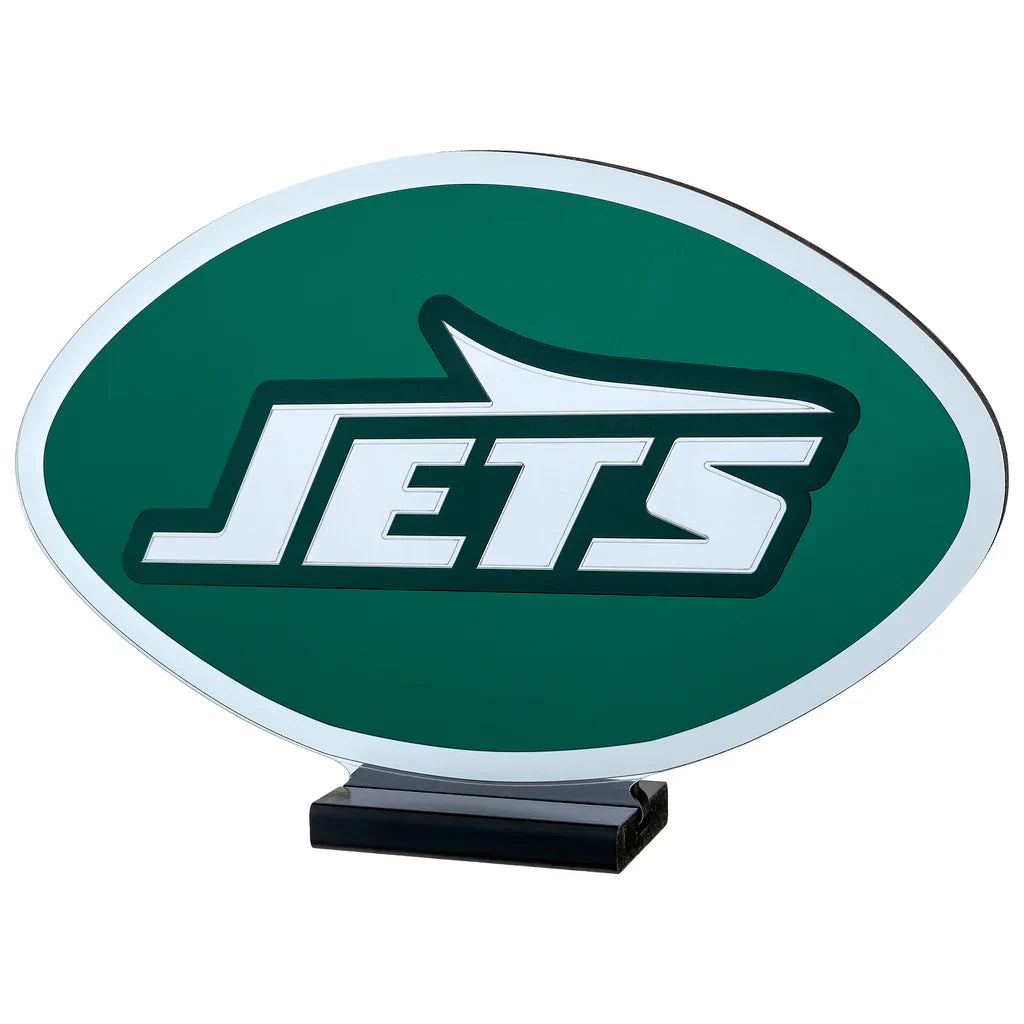 New York Jets LED Infinity Logo Light, Acrylic, w/UL Plug, 10.5"