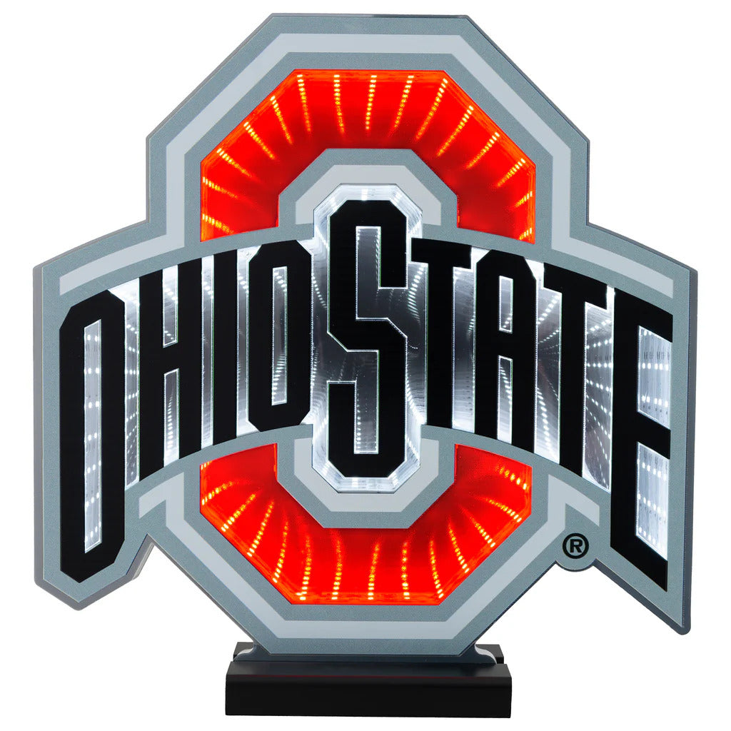 Ohio State Buckeyes LED Infinity Logo Light, Acrylic, w/UL Plug, 12"