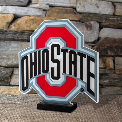 Ohio State Buckeyes LED Infinity Logo Light, Acrylic, w/UL Plug, 12"