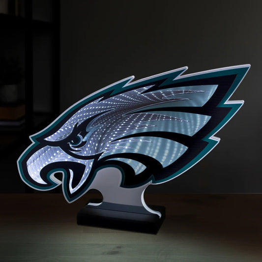 Philadelphia Eagles LED Infinity Logo Light, Acrylic, w/UL Plug, 10"