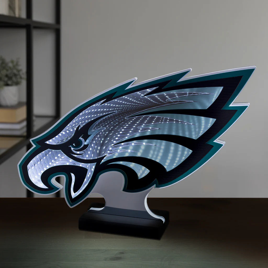Philadelphia Eagles LED Infinity Logo Light, Acrylic, w/UL Plug, 10"