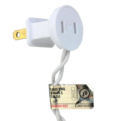 100-Count Green Mini Christmas Light Set, 49.5ft White Wire