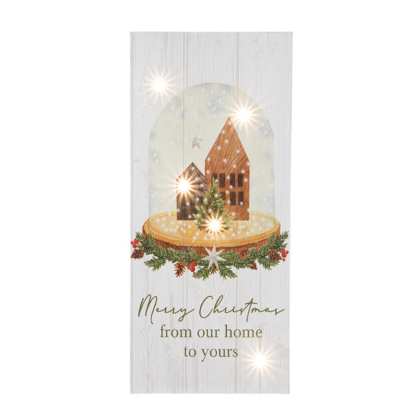 Woodland Greetings - Light Up Box Plaques, 18" (2 styles - sold individually)