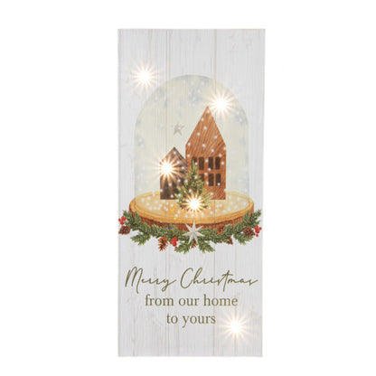 Woodland Greetings - Light Up Box Plaques, 18" (2 styles - sold individually)