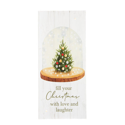 Woodland Greetings - Light Up Box Plaques, 18" (2 styles - sold individually)