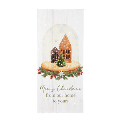 Woodland Greetings - Light Up Box Plaques, 18" (2 styles - sold individually)