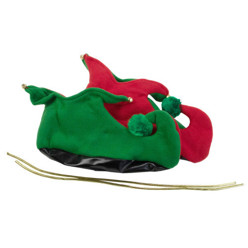 Red and Green Elf Adult Christmas Costume Set - Plus Size