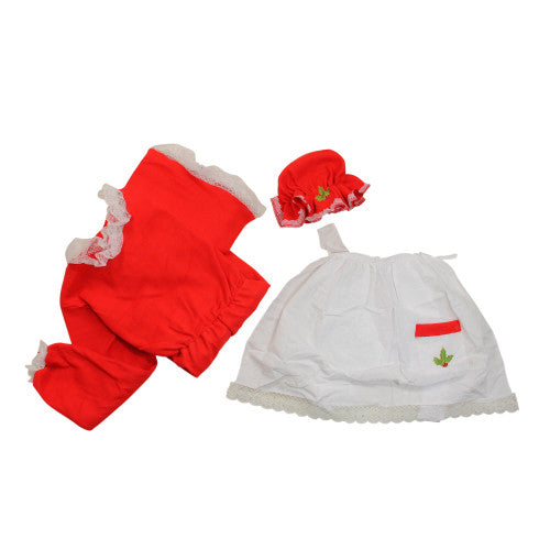 Red and White Plush Mrs. Santa Claus Women Adult Christmas Costume - Plus Size