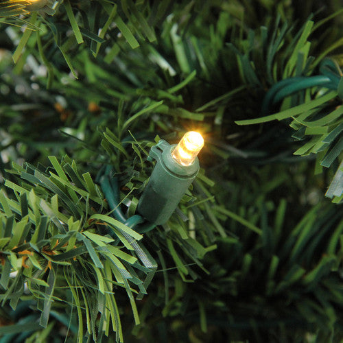 6' Pre-Lit Mixed Classic Pine Medium Artificial Christmas Tree, Warm Clear LED Lights