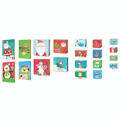 Pack of 20 Assorted Christmas Holiday Gift Boxes