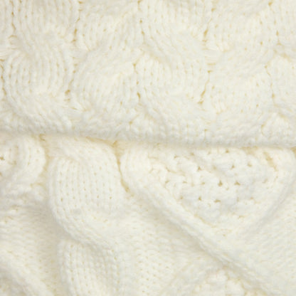 Cable Knit Christmas Stocking with Cuff - 21.5" - Cream
