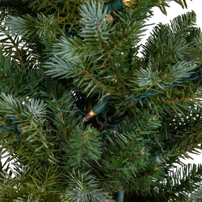 4' Potted Blue Spruce Artificial Christmas Tree, Clear Lights