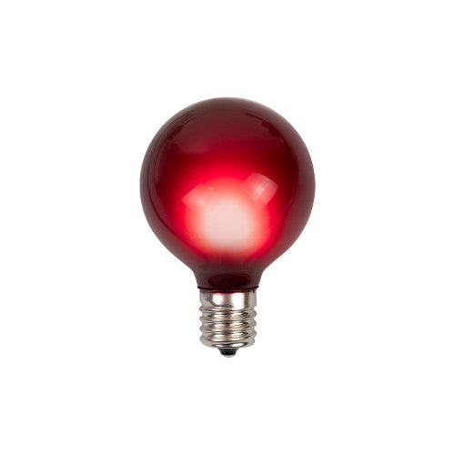 10-Count Multi-Color Satin G50 Globe Christmas Replacement Bulbs