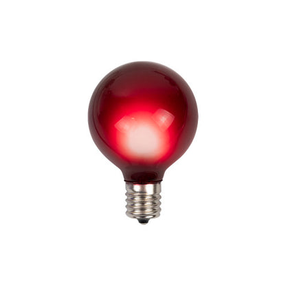 10-Count Multi-Color Satin G50 Globe Christmas Replacement Bulbs