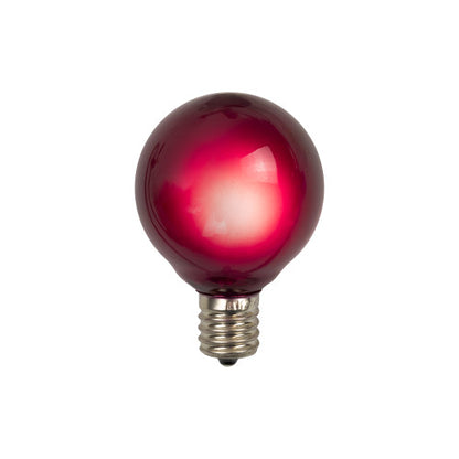 10-Count Multi-Color Satin G50 Globe Christmas Replacement Bulbs