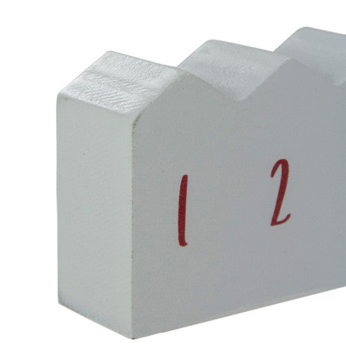 Christmas "Joy" Countdown Advent Calendar - 24" - Red and White