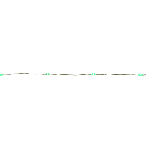 20-Count Green LED Micro Fairy Christmas Lights - 6ft, Copper Wire