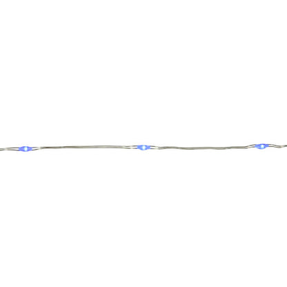 100ct Blue LED Micro Fairy Lights, 16ft Copper Wire