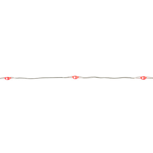 20-Count Red LED Micro Fairy Christmas Lights - 6ft, Copper Wire