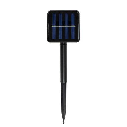 100 Count Pure White LED Solar Power Mini Christmas Light Set with Green Wire