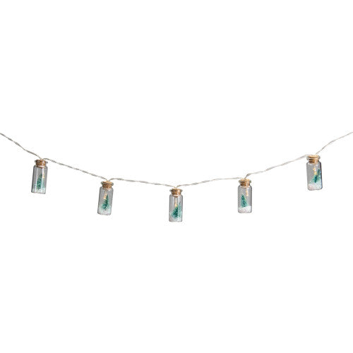 10-Count Tree in a Bottle Christmas String Lights - LED Warm White - 3' Clear Wire