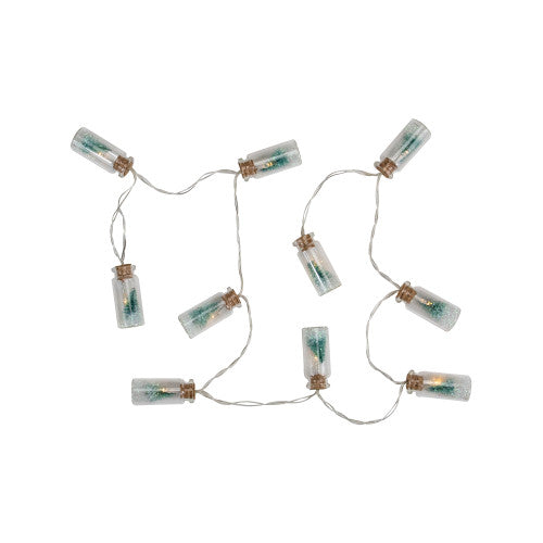 10-Count Tree in a Bottle Christmas String Lights - LED Warm White - 3' Clear Wire