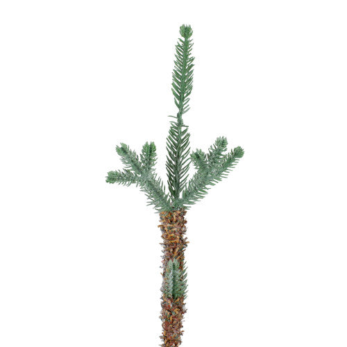 Frosted Pine Slim Artificial Christmas Tree with Jute Base  - 3' - Unlit