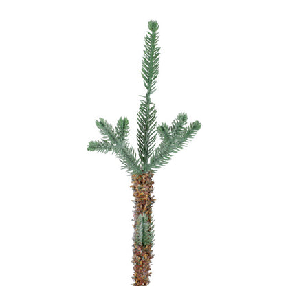 Frosted Pine Slim Artificial Christmas Tree with Jute Base  - 3' - Unlit