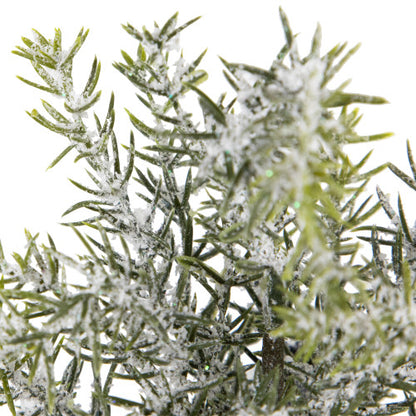 Mini Frosted Pine Artificial Christmas Trees - 10" - Set of 3