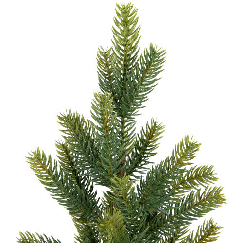 Mini Christmas Pine Artificial Christmas Trees with Burlap Base - 18" - Set of 3