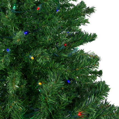 4' Pre-Lit Mixed Classic Pine Medium Artificial Christmas Tree - Multi LED Lights