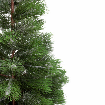 3' Snowy Pine Artificial Christmas Tree in Wooden Pot - Unlit