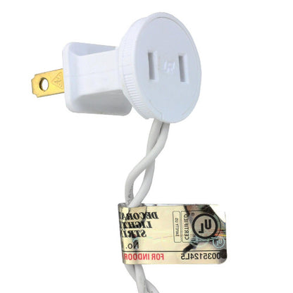 100 Multicolor LED Wide Angle Christmas Lights - 33 ft White Wire
