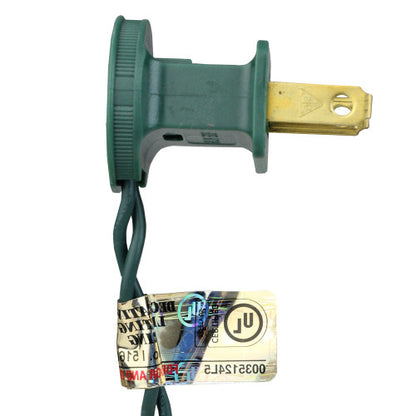 25 Red LED C9 Christmas Lights - 16 ft Green Wire