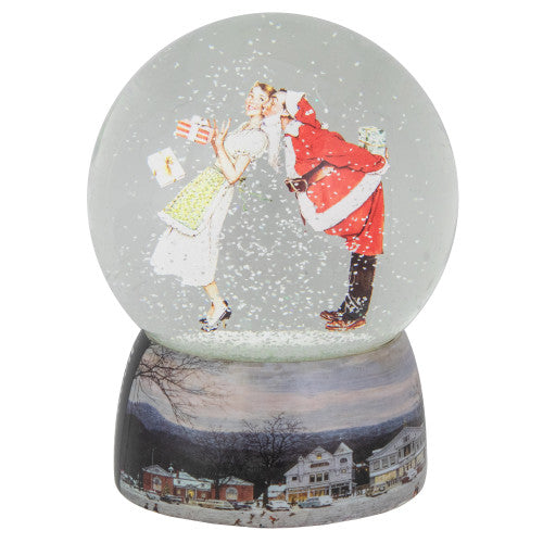 Norman Rockwell "Christmas Surprise" Snow Globe - 6.5"
