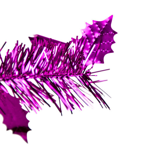 4' Pink Tinsel Pop-Up Artificial Christmas Tree, Unlit