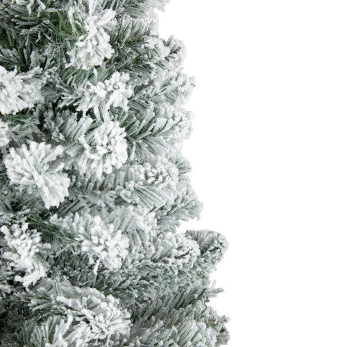 3' Heavily Flocked Madison Pine Medium Artificial Christmas Tree, Unlit