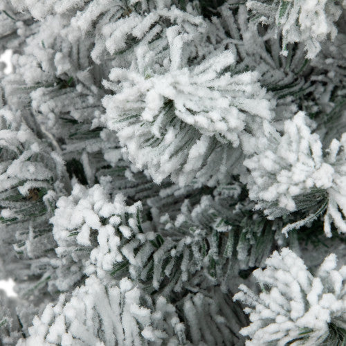 3' Heavily Flocked Madison Pine Medium Artificial Christmas Tree, Unlit
