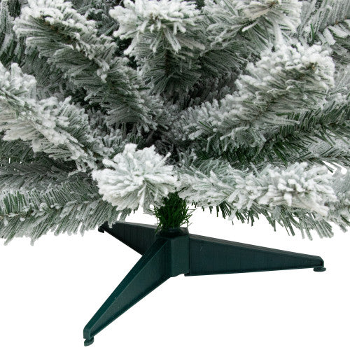 3' Heavily Flocked Madison Pine Medium Artificial Christmas Tree, Unlit