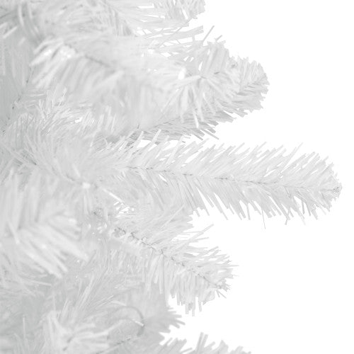 6.5' White Georgian Pine Slim Artificial Christmas Tree, Unlit