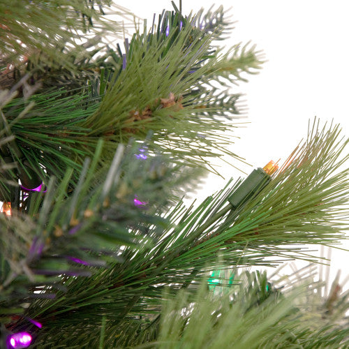 3' Pre-Lit Kingston Cashmere Pine Full Artificial Christmas Tree, Multi LED Lights
