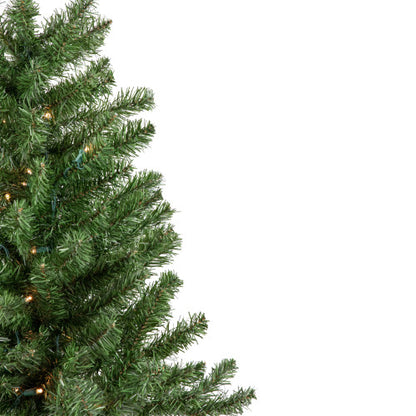 3' Pre-Lit Canadian Pine Artificial Christmas Tree, Clear LED Lights
