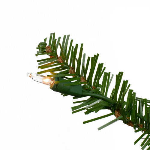 7' Pre-Lit Medium Alpine Artificial Christmas Tree, Clear Lights