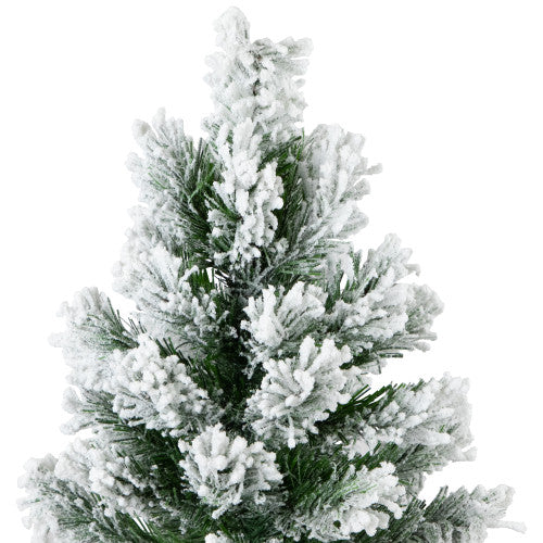 Flocked Angel Pine Artificial Mini Christmas Tree - 19" - Unlit