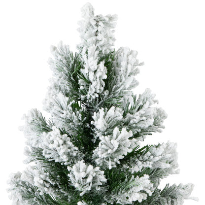 Flocked Angel Pine Artificial Mini Christmas Tree - 19" - Unlit