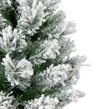 Flocked Angel Pine Artificial Mini Christmas Tree - 19" - Unlit