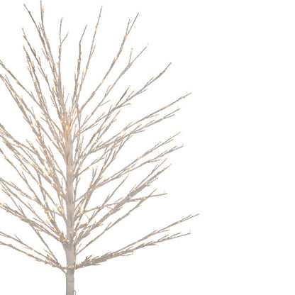 5' White LED Lighted Christmas Twig Tree - Warm White Lights